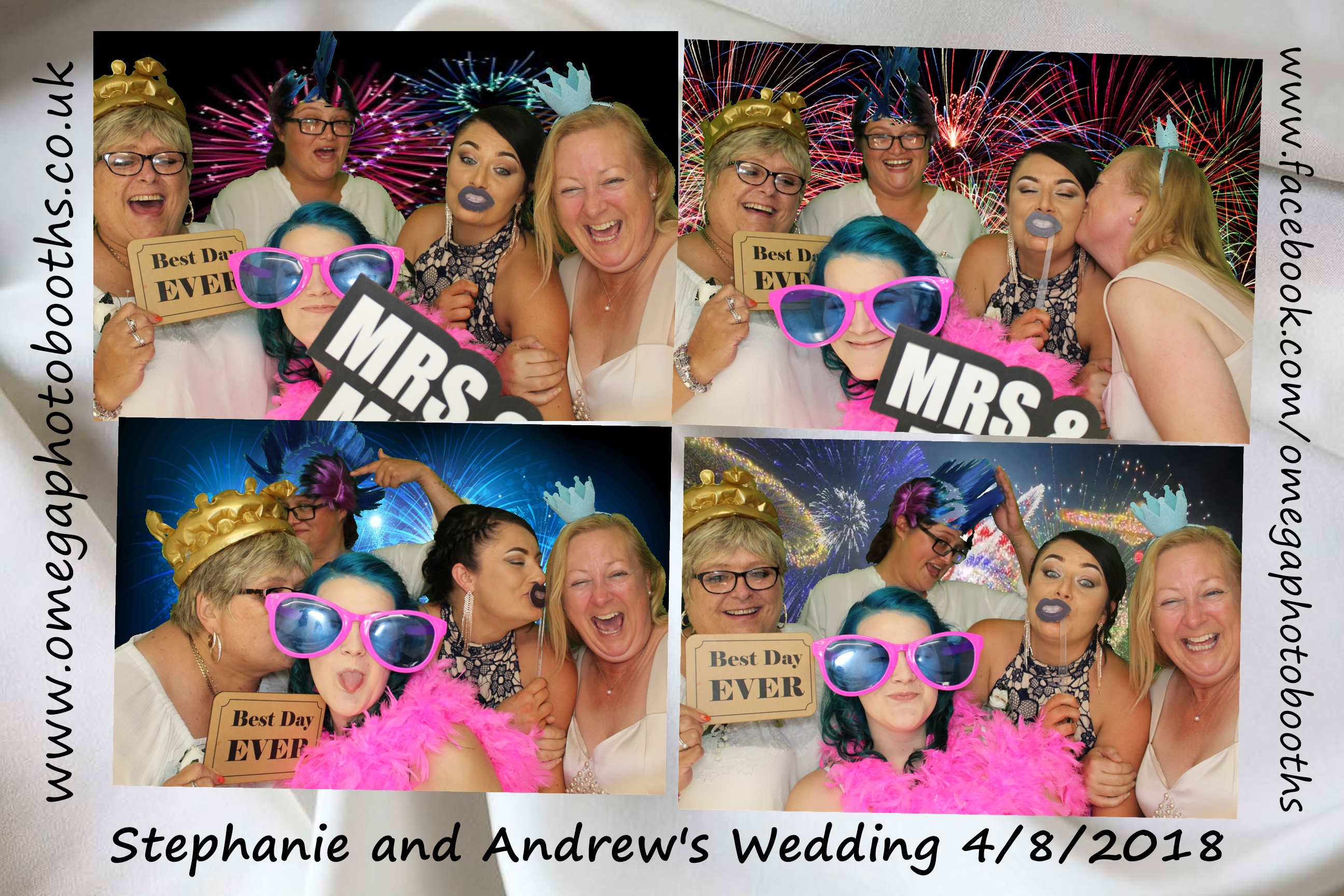 Stephanie and Andrew's Wedding | View more photos from the event at gallery.omegaphotobooths.co.uk/u/Omega-Photobooths/Stephanie-and-Andrews-Wedding